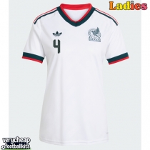 Mexico Edson Alvarez #4 Replica Away Shirt Ladies World Cup 2026 Short Sleeve